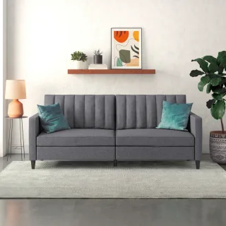 Dorel Home 3-Sitzer "Celine" Rückenlehne 2-teilig und 3-fach verstellbar, Sitzhöhe 43 cm