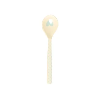 Rice Melamin Teelöffel Favorite Hearts / Mint