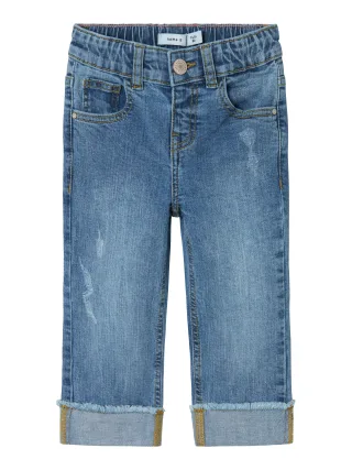 NAME IT - NMFROSE STRAIGHT JEANS 9262-MD S medium blue denim - Gr. - 116