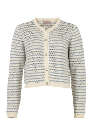 Freebird - Strickjacke - Kyera blau - Gr. - S