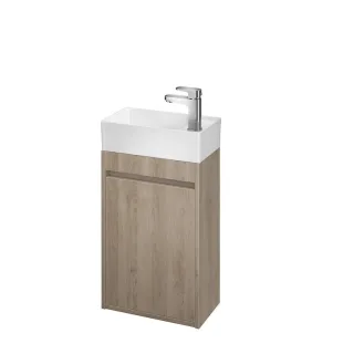 Neuesbad Serie 300 Waschtischunterschrank, B:390, T:215, H:590mm, Eiche 1S924-0131
