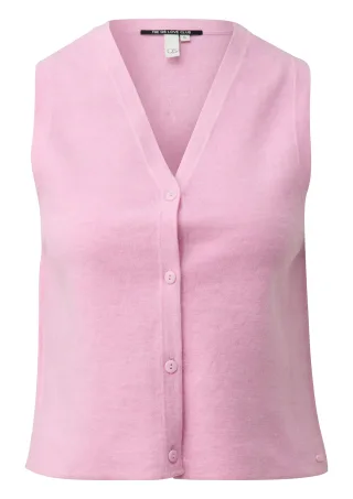 qs - Strickjacke pink - Gr. - S