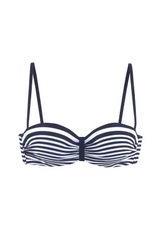 LASCANA - Venice Beach LM exkl. Sport OT Bügel-Bandeau Bade navy-white s - Gr. - 44D
