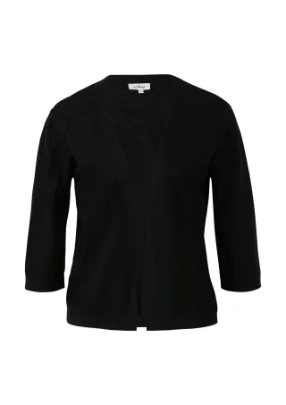 s.Oliver - Strickjacke schwarz - Gr. - 38