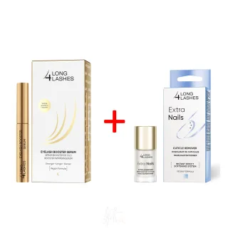 Oceanic Long4Lashes FX5 Eyelash Wimpernserum 3 ml + Nagelhautentferner 10 ml