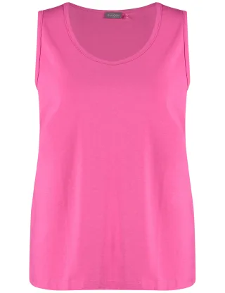 SAMOON - Basic Top pink power - Gr. - 48