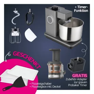 Wilfa Probaker Timer Spar-Set mit Slow Juicer - GRAU KM2GY-T70