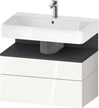 Duravit Qatego Waschtischunterbau wandhängend Weiß Hochglanz 790x470x590 mm - QA4394049220010 QA4394049220010