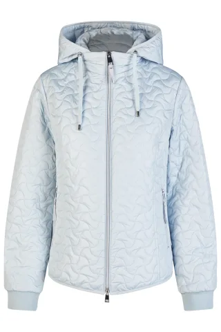 Barbara Lebek - Steppjacke mit Kapuze sky blue - Gr. - 42