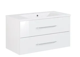Fackelmann B.clever Set Becken 90x51x46 weiß, 82913 82913