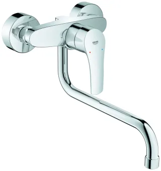 GROHE Küchenarmatur Eurosmart 32224_3 Wandmontage Ausld. 277mm chrom, 32224003 32224003