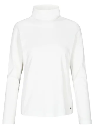 CLARINA - NOS Rollkragenshirt, 1/1 Arm 102 offwhite - Gr. - 48