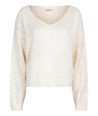 Esqualo - Boxy Pullover beige - Gr. - S