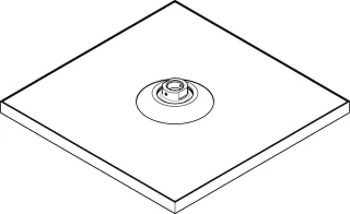 Hansgrohe Kopfbrause Raindance E 300 1jet chrom , 93230000 93230000