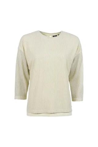 squesto - Leichtsweat 3/4 light yellow - Gr. - 44