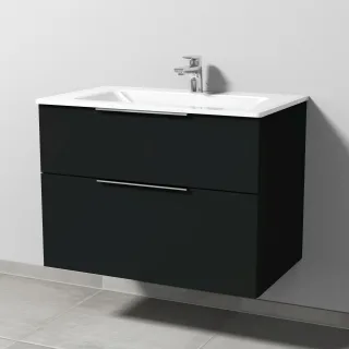 Sanipa 3way Glas-Set Glas-Waschtisch und Unterbau (UP202) 582x800x487 UP2021V