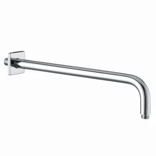 Kludi Wand-Brausearm 400 mm A-qa eckige Wandrosette chrom 6653405-00