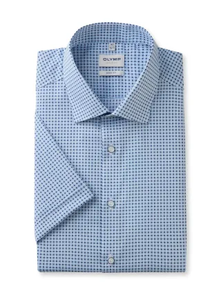 OLYMP - Body fit: Hemd blau - Gr. - 40