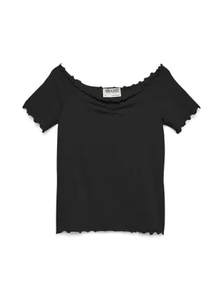 Aware - AWAMYRA SS OFF SHOULDER TOP NOOS Black - Gr. - M