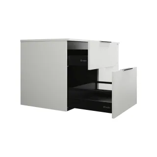 Burgbad Waschtischunterschrank Eqio 619x1200x550 Weiß Matt, SGUU120LF6014 SGUU120LF6014