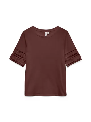 VERO MODA - VMIVACY 2/4 O-NECK TOP JRS BTQ Andorra - Gr. - XL