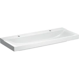 Geberit Xeno2 Waschtisch, 120x48cm zwei Hl., ohne Überlauf, KeraTect, 500550011 500550011