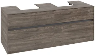 Villeroy & Boch Waschtischunterschrank Collaro C10300 1400x548x500mm Stone Oak C10300RK