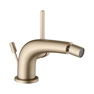 Keuco EHM-Bidetmischer Edition 400 51509, mit Ablaufgarnitur, Bronze gebürstet, 51509030000 51509030000