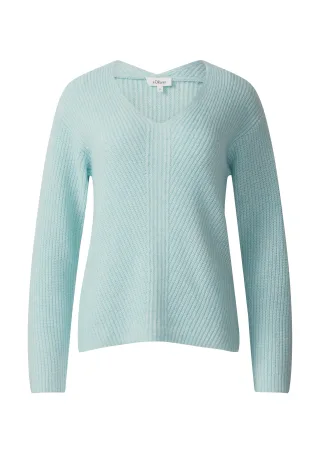 s.Oliver - Strickpullover türkis - Gr. - 40