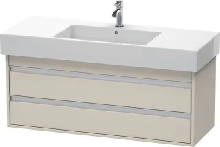 Duravit Ketho Waschtischunterbau wandhängend Taupe Matt 1200x455x480 mm - KT664209191 KT664209191
