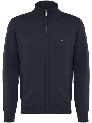 FYNCH-HATTON - Cardigan-Zip navy - Gr. - XXL