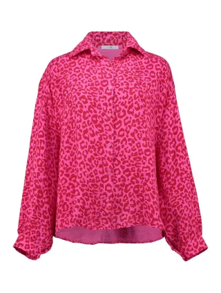 HaILYS - LS C BL Le44ony 8677 pink/red leo - Gr. - XS