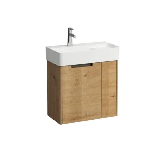 LAUFEN Waschtischunterschrank JUNA 294x572x515 2 Türen m. Griffm. li f.WT H815285 wildeiche, H41160 H4116031092671