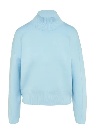 comma - Strickpullover blau - Gr. - 46