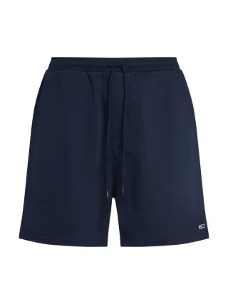 Tommy Jeans - Regular Fit Shorts mit Flag-Patch blau - Gr. - XXL