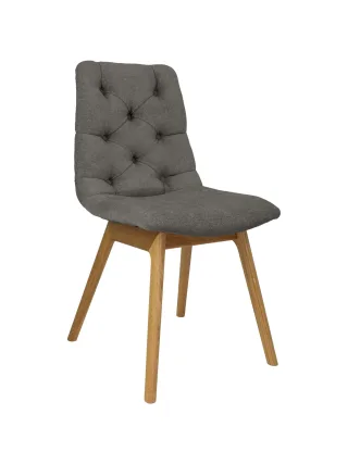 OTTO home 4-Fußstuhl "Ramon" (Set) 2 Stk.mit Massivholzbeinen, verschiedene Stoffe und Farben