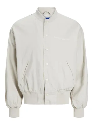 JACK&JONES - JORFARO LINEN BOMBER JACKET moonbeam - Gr. - S