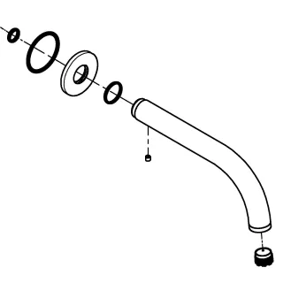 GROHE Auslauf 101344 warm sunset gebürstet, 101344DL00 101344DL00