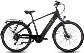 SAXONETTE "Deluxe Sport Man" 9 Gang Shimano Alivio Schaltwerk Kettenschaltung Mittelmotor 250 W Pedelec, Elektrofahrrad für Damen u. Herren