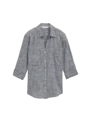 Tom Tailor - Bluse mit Brusttaschen midnight navy blue - Gr. - 46