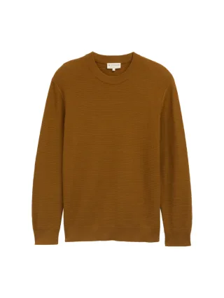 Tom Tailor - Strukturierter Pullover aus Baumwolle braun - Gr. - XXL