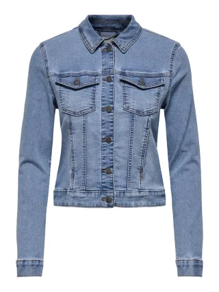 JDY - JDYMOON L/S JACKET DNM MIX medium blue denim - Gr. - S