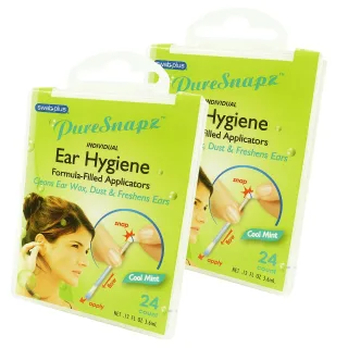 SwabPlus Pure Snapz Ear Hygiene  Ohr Pflege Reinigung Reise Multipack - 2-Pack