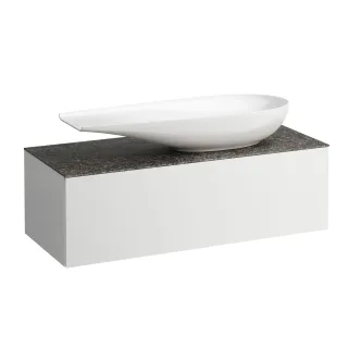 LAUFEN Waschtischunterschrank und Waschtischplatte ALESSI 500x1200x370  H4323250972601