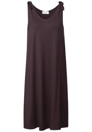 Street One Studio - Jersey-Kleid mit Knoten rot - Gr. - 38