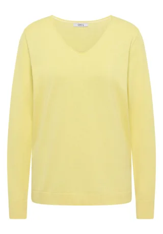 Cecil - Basic Pullover gelb - Gr. - XXL