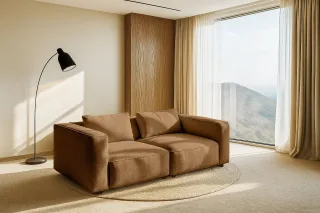 Home affaire 3-Sitzer "Tvinnet" Breite 228 cm, extra tiefe Sitzfläche, kubisches Sitzvergnügen