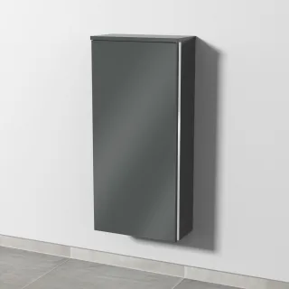 Sanipa 3way Mittelschrank mit 1 Tür, Anthrazit-Glanz, BS17079 BS17079