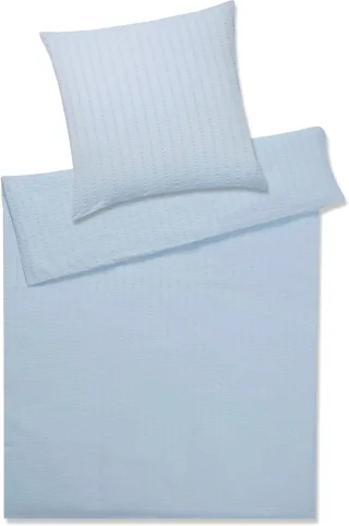 Elegante Bettwäsche "Chelsea" 2 Stk. gewebter Seersucker