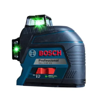 GLL3-60XG 3D Green Laser Level 12 Lines Auto-Leveling 30m Range IP54 High Accuracy Construction Tool English version